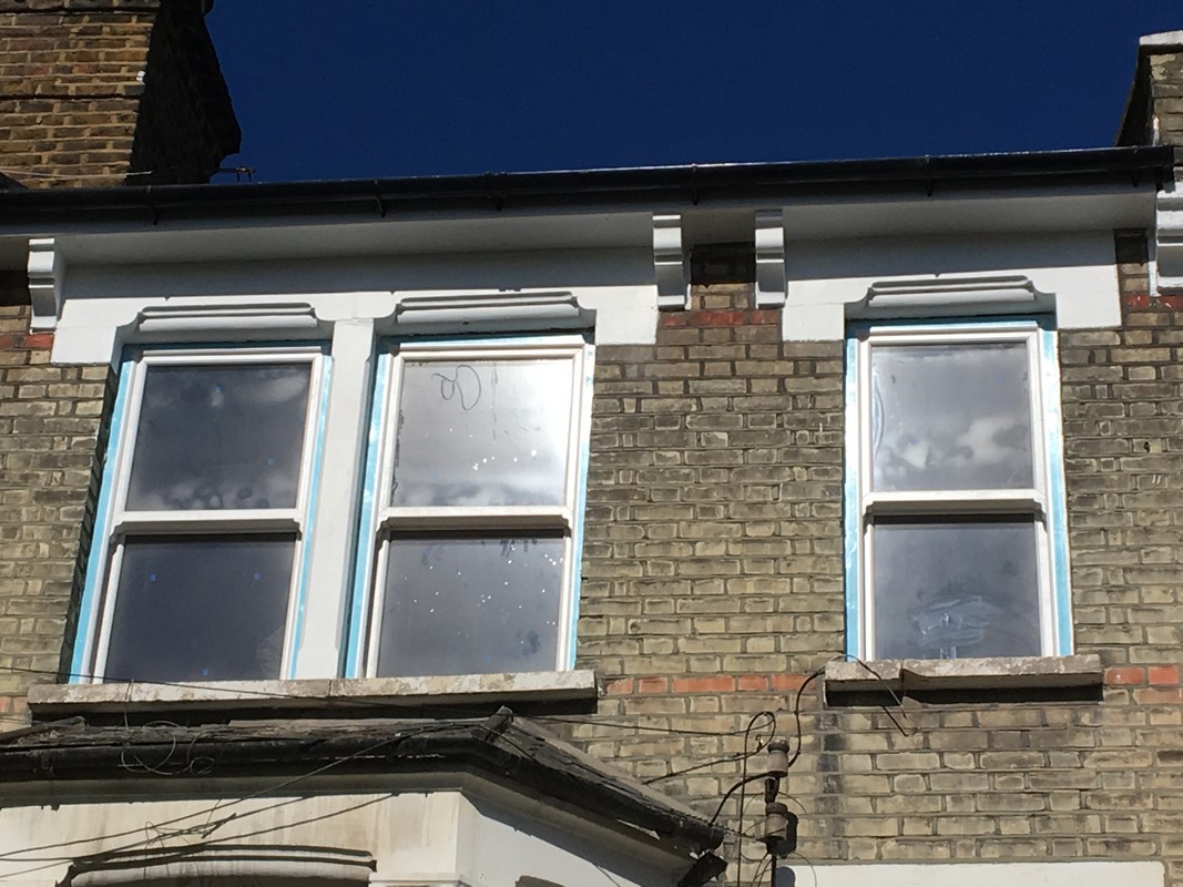 New uPVC sash windows fitted on Victorian terrace in East Dulwich